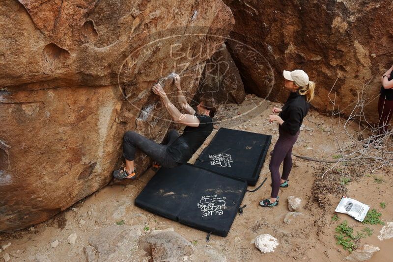 Bouldering in Hueco Tanks on 02/28/2020 with Blue Lizard Climbing and Yoga

Filename: SRM_20200228_1456090.jpg
Aperture: f/7.1
Shutter Speed: 1/250
Body: Canon EOS-1D Mark II
Lens: Canon EF 16-35mm f/2.8 L