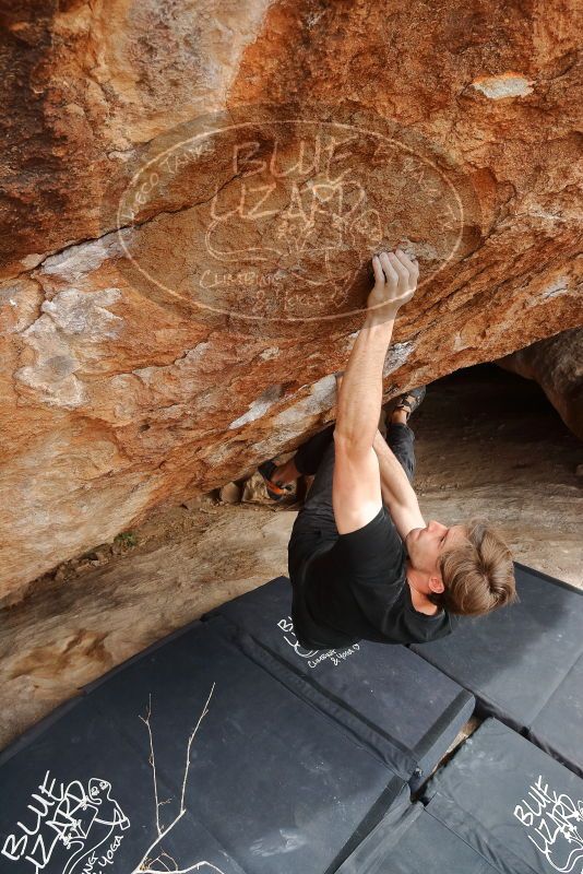 Bouldering in Hueco Tanks on 02/28/2020 with Blue Lizard Climbing and Yoga

Filename: SRM_20200228_1526370.jpg
Aperture: f/7.1
Shutter Speed: 1/250
Body: Canon EOS-1D Mark II
Lens: Canon EF 16-35mm f/2.8 L