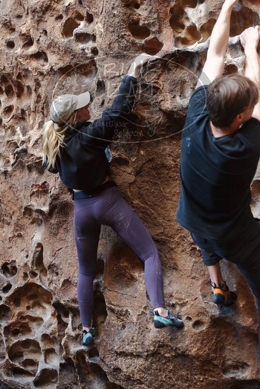 Bouldering in Hueco Tanks on 02/28/2020 with Blue Lizard Climbing and Yoga

Filename: SRM_20200228_1653210.jpg
Aperture: f/3.2
Shutter Speed: 1/100
Body: Canon EOS-1D Mark II
Lens: Canon EF 50mm f/1.8 II