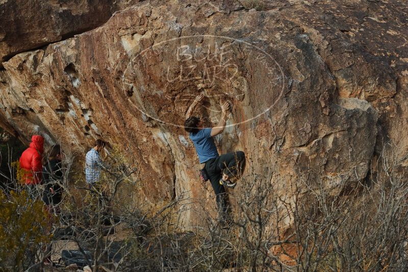 Bouldering in Hueco Tanks on 02/28/2020 with Blue Lizard Climbing and Yoga

Filename: SRM_20200228_1747170.jpg
Aperture: f/6.3
Shutter Speed: 1/400
Body: Canon EOS-1D Mark II
Lens: Canon EF 50mm f/1.8 II