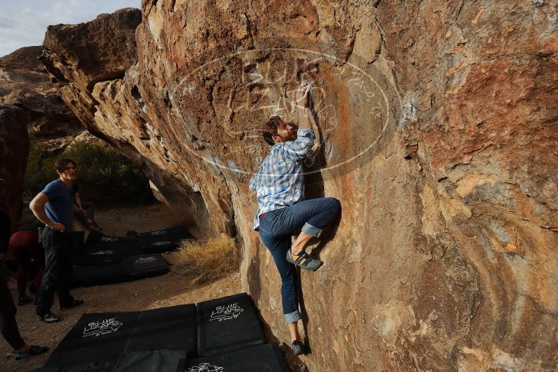 Bouldering in Hueco Tanks on 02/28/2020 with Blue Lizard Climbing and Yoga

Filename: SRM_20200228_1752240.jpg
Aperture: f/7.1
Shutter Speed: 1/400
Body: Canon EOS-1D Mark II
Lens: Canon EF 16-35mm f/2.8 L