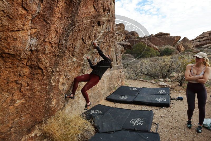 Bouldering in Hueco Tanks on 02/28/2020 with Blue Lizard Climbing and Yoga

Filename: SRM_20200228_1804240.jpg
Aperture: f/6.3
Shutter Speed: 1/250
Body: Canon EOS-1D Mark II
Lens: Canon EF 16-35mm f/2.8 L