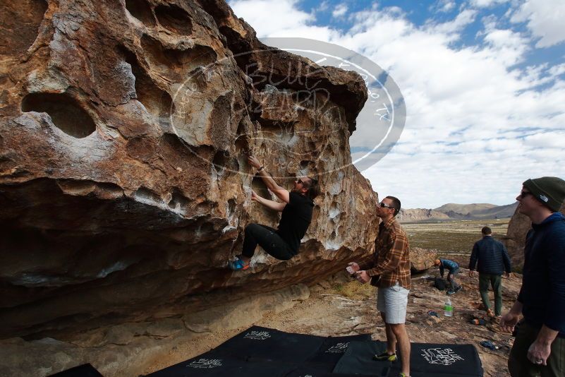 Bouldering in Hueco Tanks on 02/29/2020 with Blue Lizard Climbing and Yoga

Filename: SRM_20200229_1114400.jpg
Aperture: f/6.3
Shutter Speed: 1/320
Body: Canon EOS-1D Mark II
Lens: Canon EF 16-35mm f/2.8 L