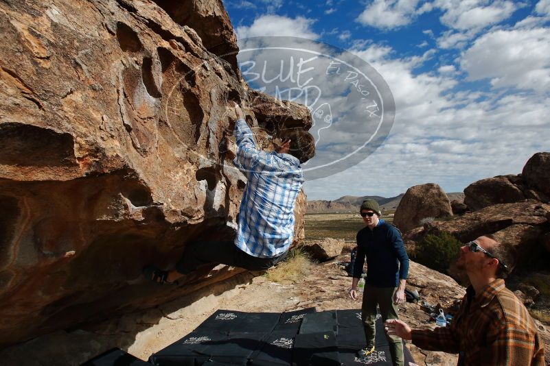 Bouldering in Hueco Tanks on 02/29/2020 with Blue Lizard Climbing and Yoga

Filename: SRM_20200229_1116140.jpg
Aperture: f/10.0
Shutter Speed: 1/320
Body: Canon EOS-1D Mark II
Lens: Canon EF 16-35mm f/2.8 L