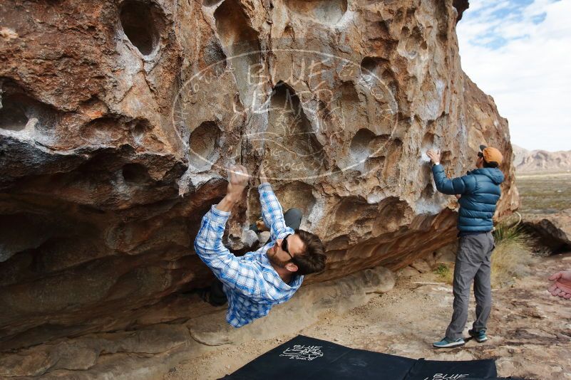 Bouldering in Hueco Tanks on 02/29/2020 with Blue Lizard Climbing and Yoga

Filename: SRM_20200229_1120450.jpg
Aperture: f/5.0
Shutter Speed: 1/320
Body: Canon EOS-1D Mark II
Lens: Canon EF 16-35mm f/2.8 L