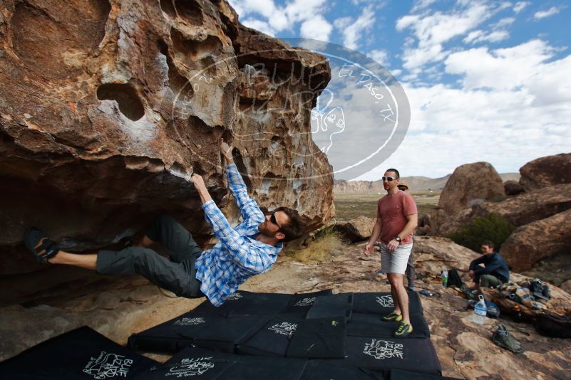 Bouldering in Hueco Tanks on 02/29/2020 with Blue Lizard Climbing and Yoga

Filename: SRM_20200229_1120580.jpg
Aperture: f/6.3
Shutter Speed: 1/320
Body: Canon EOS-1D Mark II
Lens: Canon EF 16-35mm f/2.8 L