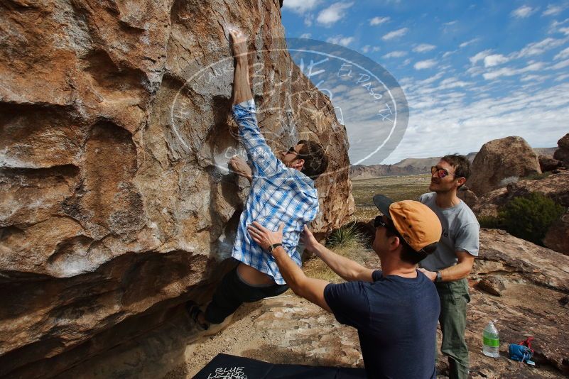 Bouldering in Hueco Tanks on 02/29/2020 with Blue Lizard Climbing and Yoga

Filename: SRM_20200229_1133310.jpg
Aperture: f/8.0
Shutter Speed: 1/320
Body: Canon EOS-1D Mark II
Lens: Canon EF 16-35mm f/2.8 L