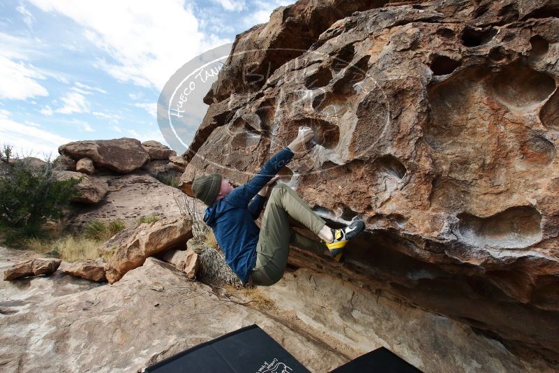 Bouldering in Hueco Tanks on 02/29/2020 with Blue Lizard Climbing and Yoga

Filename: SRM_20200229_1137500.jpg
Aperture: f/5.6
Shutter Speed: 1/250
Body: Canon EOS-1D Mark II
Lens: Canon EF 16-35mm f/2.8 L