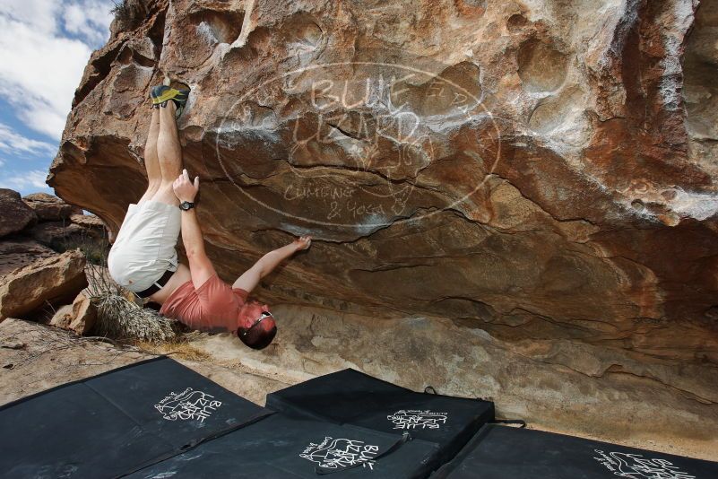 Bouldering in Hueco Tanks on 02/29/2020 with Blue Lizard Climbing and Yoga

Filename: SRM_20200229_1139040.jpg
Aperture: f/5.6
Shutter Speed: 1/250
Body: Canon EOS-1D Mark II
Lens: Canon EF 16-35mm f/2.8 L