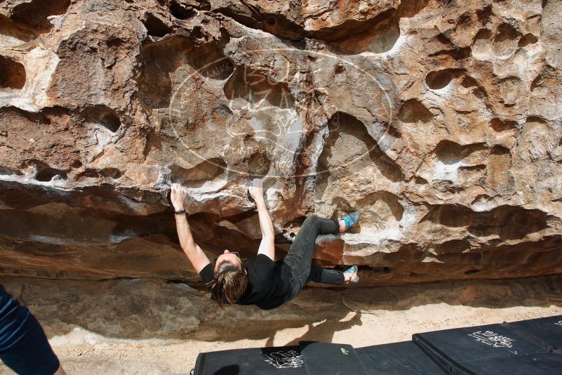 Bouldering in Hueco Tanks on 02/29/2020 with Blue Lizard Climbing and Yoga

Filename: SRM_20200229_1141150.jpg
Aperture: f/5.6
Shutter Speed: 1/250
Body: Canon EOS-1D Mark II
Lens: Canon EF 16-35mm f/2.8 L