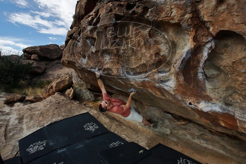 Bouldering in Hueco Tanks on 02/29/2020 with Blue Lizard Climbing and Yoga

Filename: SRM_20200229_1142440.jpg
Aperture: f/8.0
Shutter Speed: 1/250
Body: Canon EOS-1D Mark II
Lens: Canon EF 16-35mm f/2.8 L