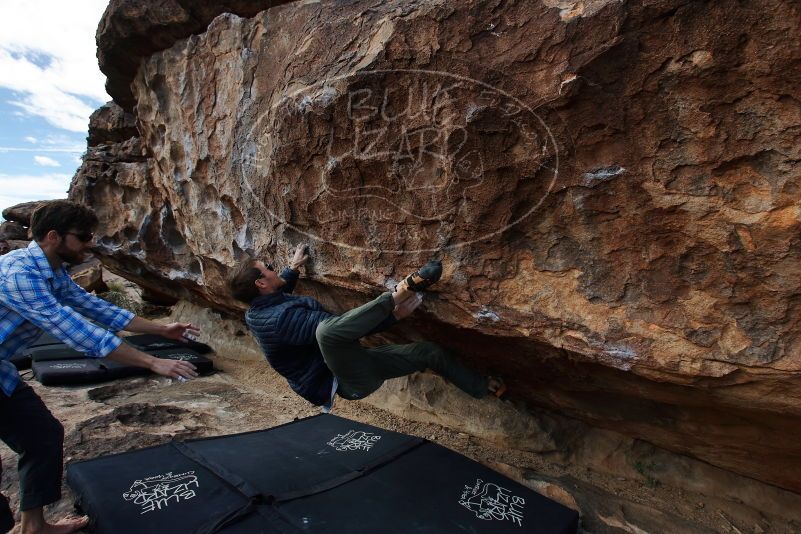 Bouldering in Hueco Tanks on 02/29/2020 with Blue Lizard Climbing and Yoga

Filename: SRM_20200229_1149320.jpg
Aperture: f/5.6
Shutter Speed: 1/250
Body: Canon EOS-1D Mark II
Lens: Canon EF 16-35mm f/2.8 L