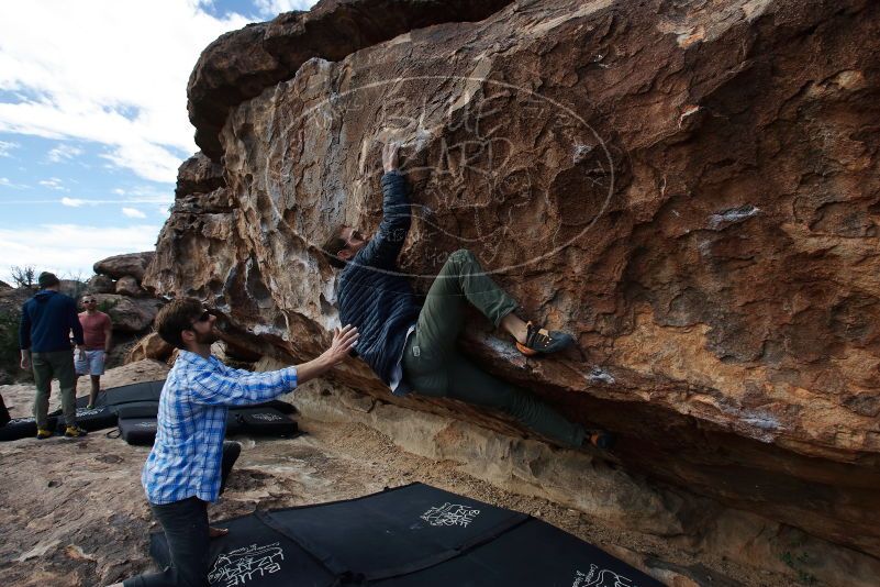 Bouldering in Hueco Tanks on 02/29/2020 with Blue Lizard Climbing and Yoga

Filename: SRM_20200229_1149350.jpg
Aperture: f/5.6
Shutter Speed: 1/250
Body: Canon EOS-1D Mark II
Lens: Canon EF 16-35mm f/2.8 L