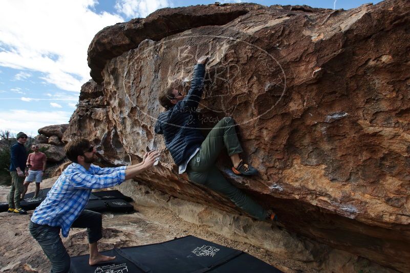 Bouldering in Hueco Tanks on 02/29/2020 with Blue Lizard Climbing and Yoga

Filename: SRM_20200229_1149420.jpg
Aperture: f/5.6
Shutter Speed: 1/250
Body: Canon EOS-1D Mark II
Lens: Canon EF 16-35mm f/2.8 L