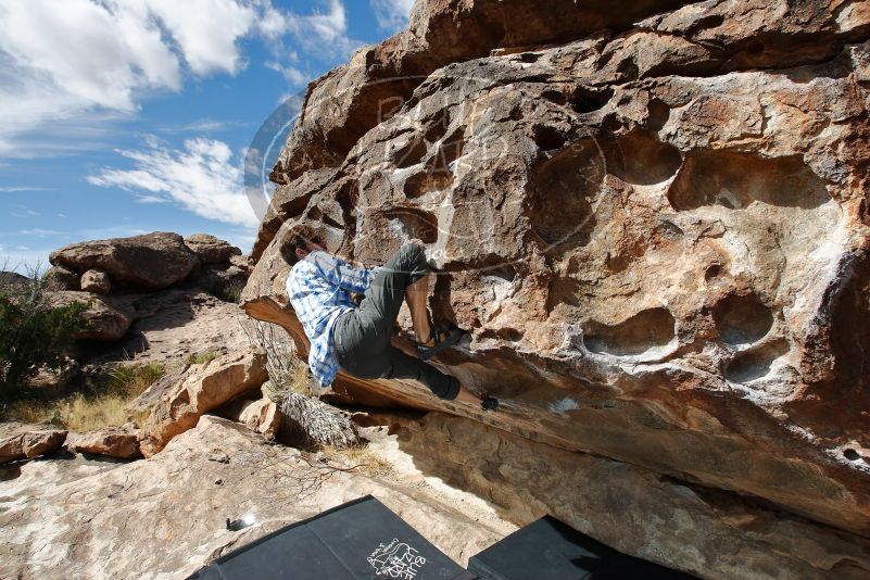 Bouldering in Hueco Tanks on 02/29/2020 with Blue Lizard Climbing and Yoga

Filename: SRM_20200229_1158250.jpg
Aperture: f/8.0
Shutter Speed: 1/250
Body: Canon EOS-1D Mark II
Lens: Canon EF 16-35mm f/2.8 L
