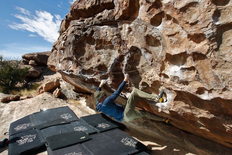 Bouldering in Hueco Tanks on 02/29/2020 with Blue Lizard Climbing and Yoga

Filename: SRM_20200229_1200140.jpg
Aperture: f/8.0
Shutter Speed: 1/250
Body: Canon EOS-1D Mark II
Lens: Canon EF 16-35mm f/2.8 L