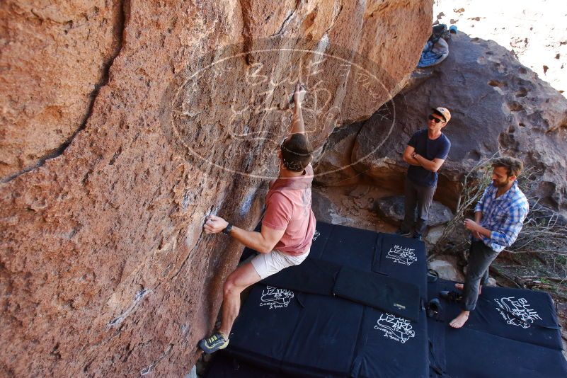 Bouldering in Hueco Tanks on 02/29/2020 with Blue Lizard Climbing and Yoga

Filename: SRM_20200229_1250210.jpg
Aperture: f/5.6
Shutter Speed: 1/320
Body: Canon EOS-1D Mark II
Lens: Canon EF 16-35mm f/2.8 L