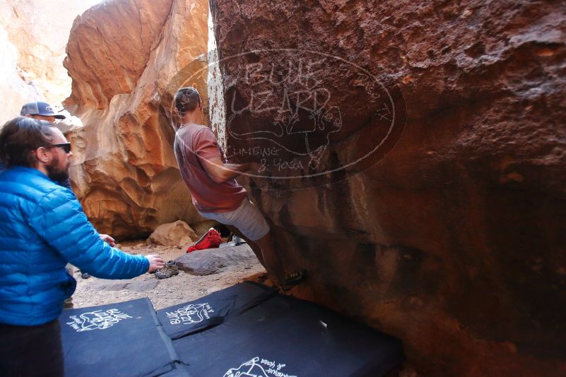 Bouldering in Hueco Tanks on 02/29/2020 with Blue Lizard Climbing and Yoga

Filename: SRM_20200229_1305230.jpg
Aperture: f/2.8
Shutter Speed: 1/320
Body: Canon EOS-1D Mark II
Lens: Canon EF 16-35mm f/2.8 L