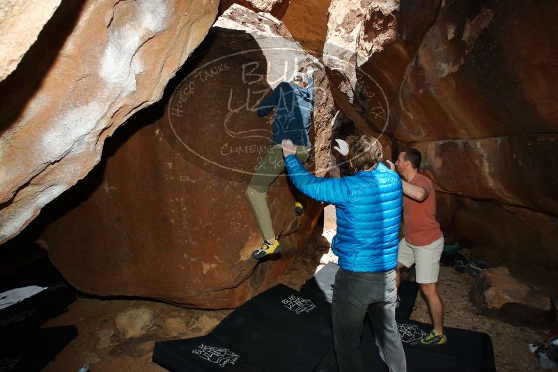 Bouldering in Hueco Tanks on 02/29/2020 with Blue Lizard Climbing and Yoga

Filename: SRM_20200229_1322120.jpg
Aperture: f/8.0
Shutter Speed: 1/250
Body: Canon EOS-1D Mark II
Lens: Canon EF 16-35mm f/2.8 L