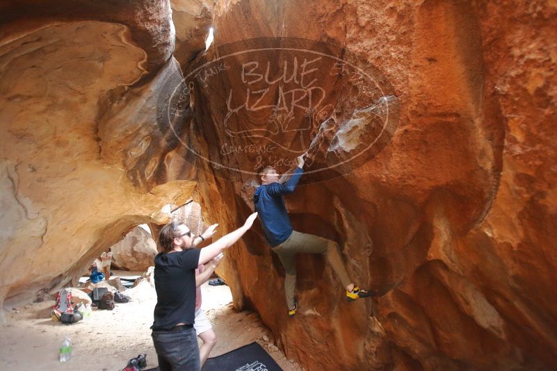 Bouldering in Hueco Tanks on 02/29/2020 with Blue Lizard Climbing and Yoga

Filename: SRM_20200229_1400410.jpg
Aperture: f/2.8
Shutter Speed: 1/250
Body: Canon EOS-1D Mark II
Lens: Canon EF 16-35mm f/2.8 L