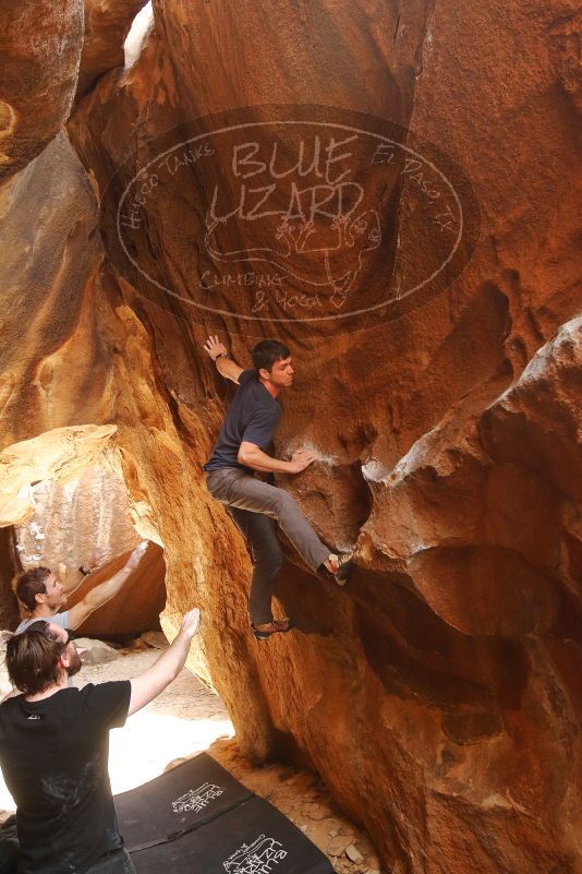 Bouldering in Hueco Tanks on 02/29/2020 with Blue Lizard Climbing and Yoga

Filename: SRM_20200229_1415110.jpg
Aperture: f/4.5
Shutter Speed: 1/250
Body: Canon EOS-1D Mark II
Lens: Canon EF 16-35mm f/2.8 L