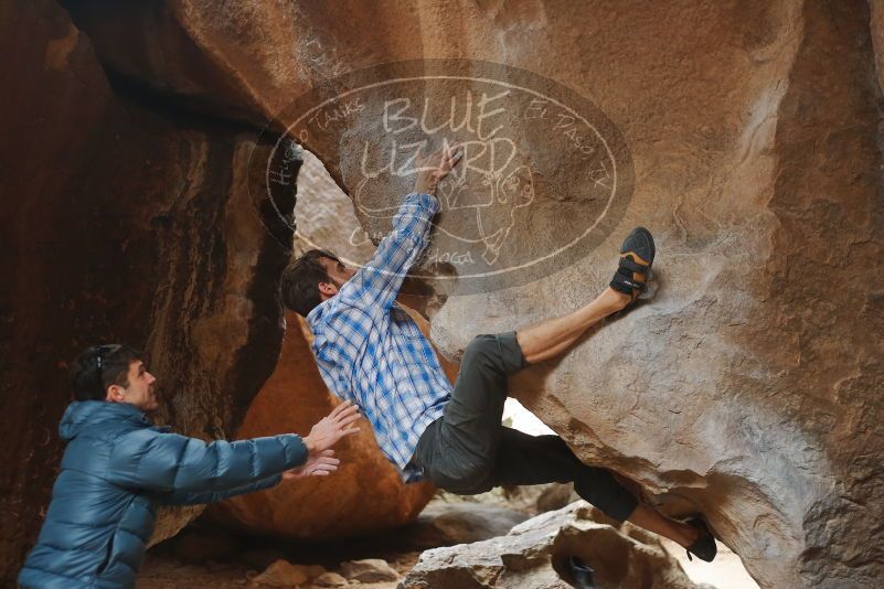Bouldering in Hueco Tanks on 02/29/2020 with Blue Lizard Climbing and Yoga

Filename: SRM_20200229_1439030.jpg
Aperture: f/2.5
Shutter Speed: 1/250
Body: Canon EOS-1D Mark II
Lens: Canon EF 50mm f/1.8 II