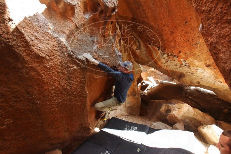 Bouldering in Hueco Tanks on 02/29/2020 with Blue Lizard Climbing and Yoga

Filename: SRM_20200229_1508150.jpg
Aperture: f/5.6
Shutter Speed: 1/200
Body: Canon EOS-1D Mark II
Lens: Canon EF 16-35mm f/2.8 L