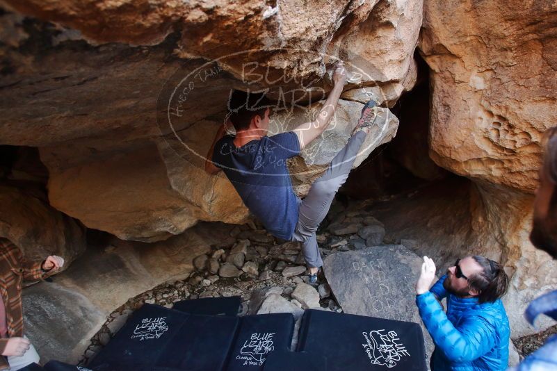 Bouldering in Hueco Tanks on 02/29/2020 with Blue Lizard Climbing and Yoga

Filename: SRM_20200229_1545000.jpg
Aperture: f/3.5
Shutter Speed: 1/250
Body: Canon EOS-1D Mark II
Lens: Canon EF 16-35mm f/2.8 L