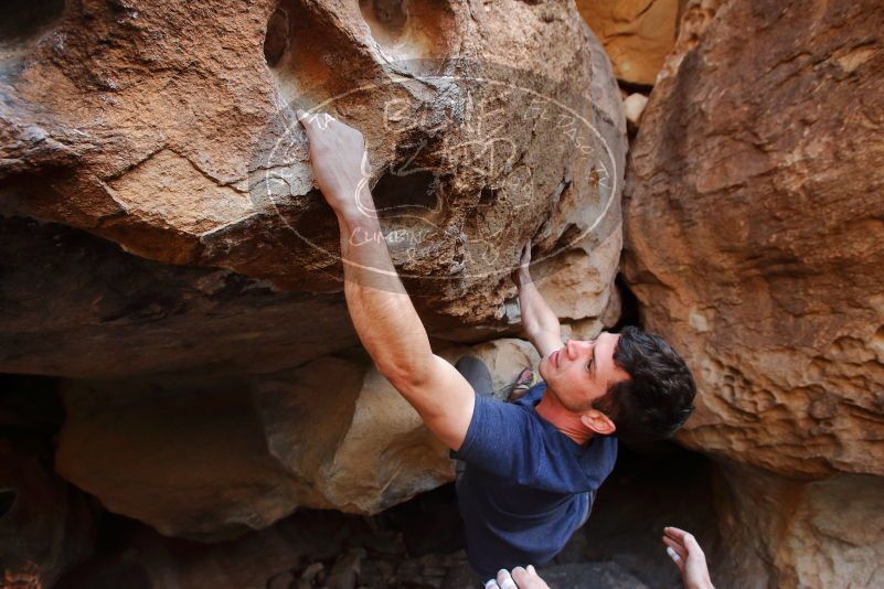 Bouldering in Hueco Tanks on 02/29/2020 with Blue Lizard Climbing and Yoga

Filename: SRM_20200229_1545130.jpg
Aperture: f/5.0
Shutter Speed: 1/250
Body: Canon EOS-1D Mark II
Lens: Canon EF 16-35mm f/2.8 L