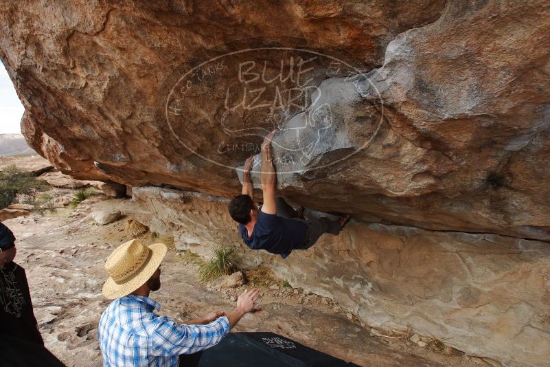 Bouldering in Hueco Tanks on 02/29/2020 with Blue Lizard Climbing and Yoga

Filename: SRM_20200229_1636490.jpg
Aperture: f/5.6
Shutter Speed: 1/250
Body: Canon EOS-1D Mark II
Lens: Canon EF 16-35mm f/2.8 L