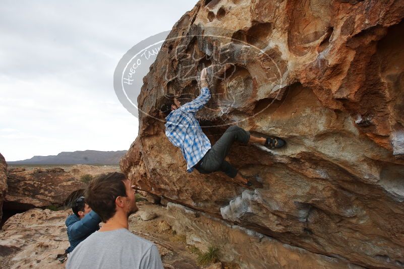Bouldering in Hueco Tanks on 02/29/2020 with Blue Lizard Climbing and Yoga

Filename: SRM_20200229_1658240.jpg
Aperture: f/6.3
Shutter Speed: 1/400
Body: Canon EOS-1D Mark II
Lens: Canon EF 16-35mm f/2.8 L