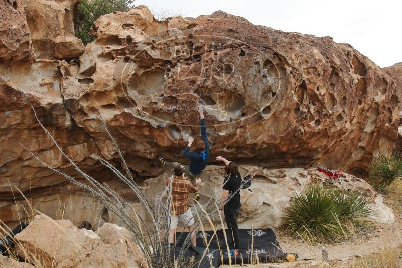 Bouldering in Hueco Tanks on 02/29/2020 with Blue Lizard Climbing and Yoga

Filename: SRM_20200229_1704250.jpg
Aperture: f/5.6
Shutter Speed: 1/400
Body: Canon EOS-1D Mark II
Lens: Canon EF 16-35mm f/2.8 L