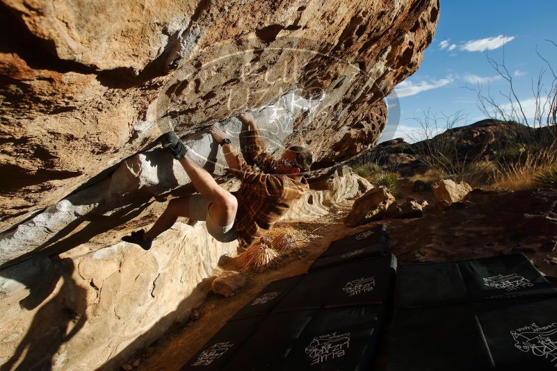 Bouldering in Hueco Tanks on 02/29/2020 with Blue Lizard Climbing and Yoga

Filename: SRM_20200229_1758210.jpg
Aperture: f/6.3
Shutter Speed: 1/400
Body: Canon EOS-1D Mark II
Lens: Canon EF 16-35mm f/2.8 L