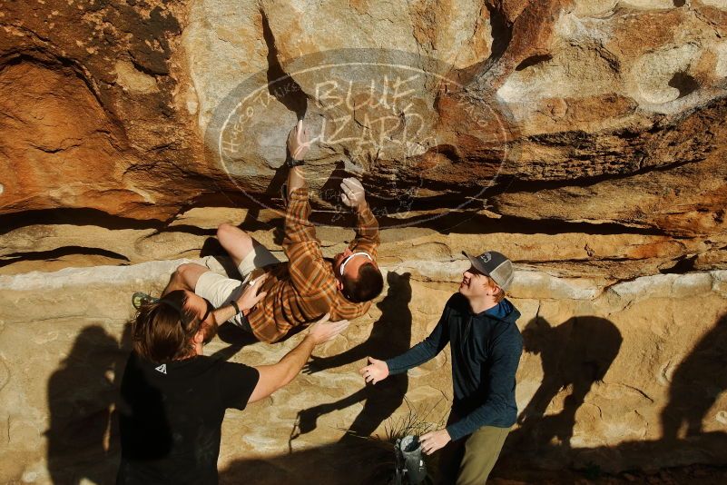 Bouldering in Hueco Tanks on 02/29/2020 with Blue Lizard Climbing and Yoga

Filename: SRM_20200229_1814180.jpg
Aperture: f/8.0
Shutter Speed: 1/400
Body: Canon EOS-1D Mark II
Lens: Canon EF 16-35mm f/2.8 L