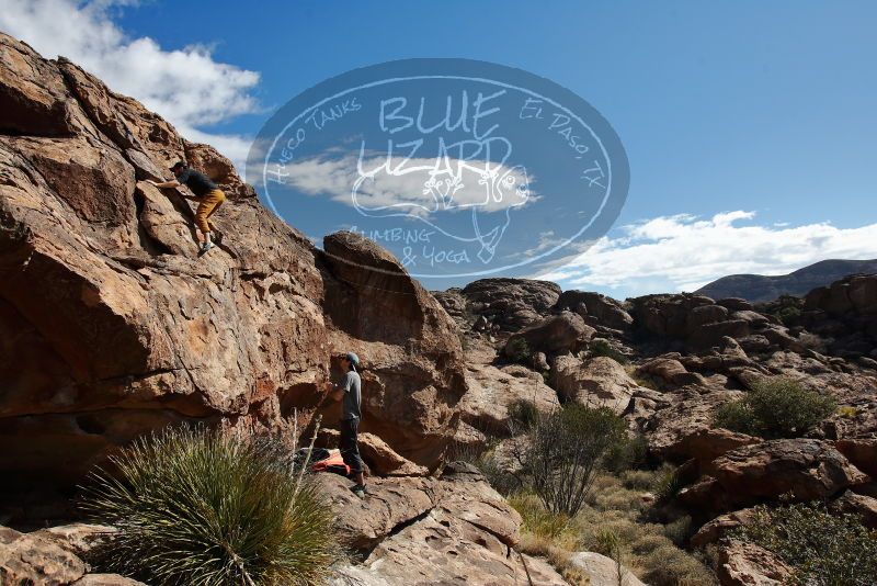 Bouldering in Hueco Tanks on 03/07/2020 with Blue Lizard Climbing and Yoga

Filename: SRM_20200307_1117420.jpg
Aperture: f/5.6
Shutter Speed: 1/1600
Body: Canon EOS-1D Mark II
Lens: Canon EF 16-35mm f/2.8 L