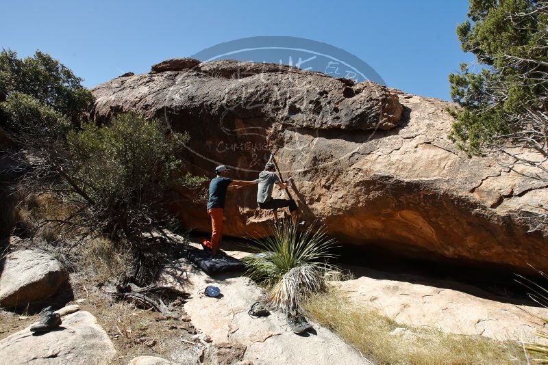 Bouldering in Hueco Tanks on 03/07/2020 with Blue Lizard Climbing and Yoga

Filename: SRM_20200307_1332461.jpg
Aperture: f/5.6
Shutter Speed: 1/800
Body: Canon EOS-1D Mark II
Lens: Canon EF 16-35mm f/2.8 L