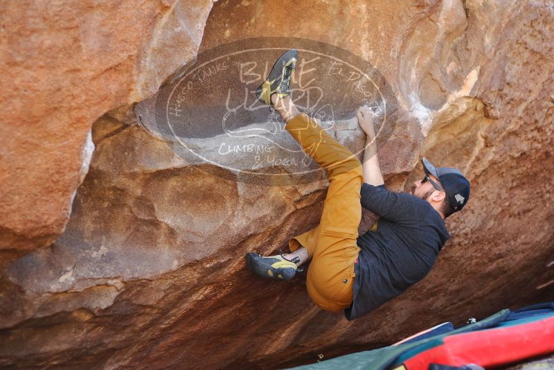 Bouldering in Hueco Tanks on 03/07/2020 with Blue Lizard Climbing and Yoga

Filename: SRM_20200307_1459480.jpg
Aperture: f/2.8
Shutter Speed: 1/500
Body: Canon EOS-1D Mark II
Lens: Canon EF 50mm f/1.8 II