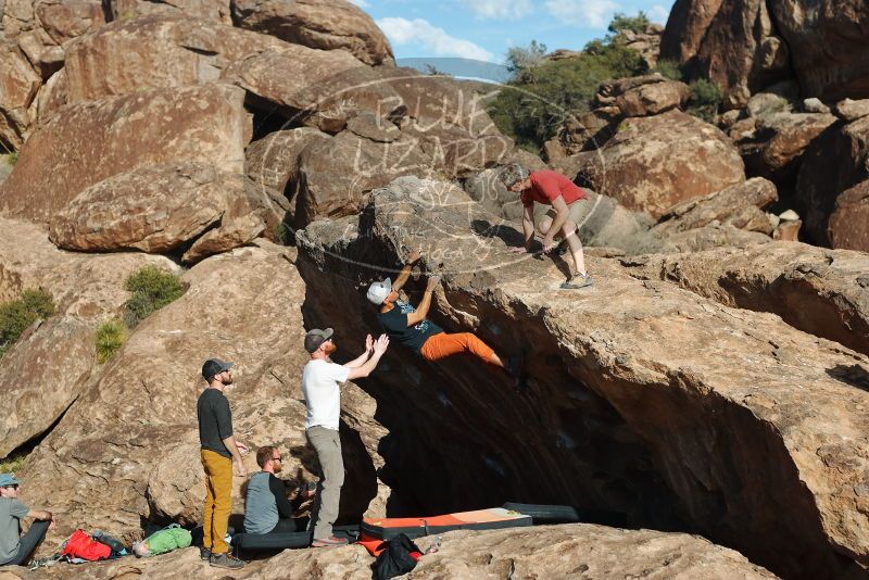Bouldering in Hueco Tanks on 03/07/2020 with Blue Lizard Climbing and Yoga

Filename: SRM_20200307_1701070.jpg
Aperture: f/4.0
Shutter Speed: 1/1250
Body: Canon EOS-1D Mark II
Lens: Canon EF 50mm f/1.8 II