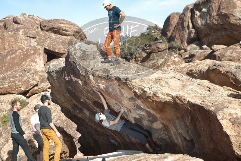 Bouldering in Hueco Tanks on 03/07/2020 with Blue Lizard Climbing and Yoga

Filename: SRM_20200307_1707320.jpg
Aperture: f/4.5
Shutter Speed: 1/250
Body: Canon EOS-1D Mark II
Lens: Canon EF 50mm f/1.8 II