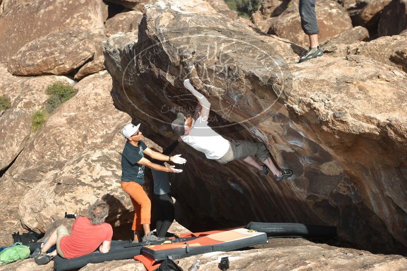 Bouldering in Hueco Tanks on 03/07/2020 with Blue Lizard Climbing and Yoga

Filename: SRM_20200307_1710490.jpg
Aperture: f/5.0
Shutter Speed: 1/250
Body: Canon EOS-1D Mark II
Lens: Canon EF 50mm f/1.8 II