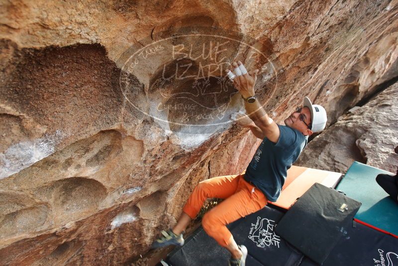 Bouldering in Hueco Tanks on 03/07/2020 with Blue Lizard Climbing and Yoga

Filename: SRM_20200307_1752090.jpg
Aperture: f/4.5
Shutter Speed: 1/250
Body: Canon EOS-1D Mark II
Lens: Canon EF 16-35mm f/2.8 L