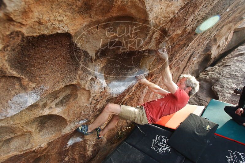 Bouldering in Hueco Tanks on 03/07/2020 with Blue Lizard Climbing and Yoga

Filename: SRM_20200307_1752520.jpg
Aperture: f/4.5
Shutter Speed: 1/320
Body: Canon EOS-1D Mark II
Lens: Canon EF 16-35mm f/2.8 L
