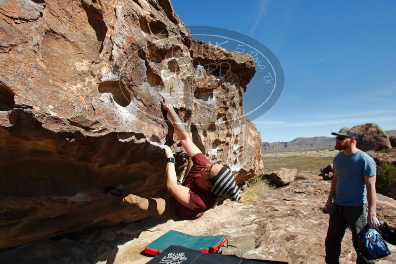 Bouldering in Hueco Tanks on 03/06/2020 with Blue Lizard Climbing and Yoga

Filename: SRM_20200306_1115400.jpg
Aperture: f/5.6
Shutter Speed: 1/500
Body: Canon EOS-1D Mark II
Lens: Canon EF 16-35mm f/2.8 L