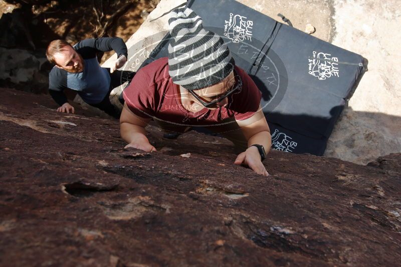 Bouldering in Hueco Tanks on 03/06/2020 with Blue Lizard Climbing and Yoga

Filename: SRM_20200306_1306001.jpg
Aperture: f/10.0
Shutter Speed: 1/320
Body: Canon EOS-1D Mark II
Lens: Canon EF 16-35mm f/2.8 L