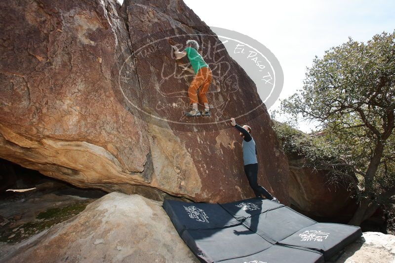 Bouldering in Hueco Tanks on 03/06/2020 with Blue Lizard Climbing and Yoga

Filename: SRM_20200306_1307100.jpg
Aperture: f/5.0
Shutter Speed: 1/250
Body: Canon EOS-1D Mark II
Lens: Canon EF 16-35mm f/2.8 L