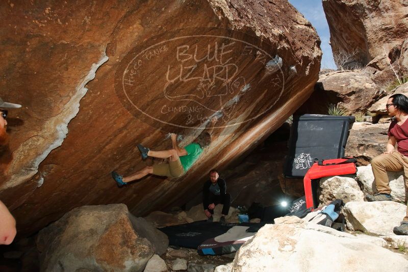Bouldering in Hueco Tanks on 03/06/2020 with Blue Lizard Climbing and Yoga

Filename: SRM_20200306_1530200.jpg
Aperture: f/8.0
Shutter Speed: 1/250
Body: Canon EOS-1D Mark II
Lens: Canon EF 16-35mm f/2.8 L