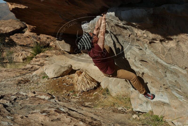 Bouldering in Hueco Tanks on 03/06/2020 with Blue Lizard Climbing and Yoga

Filename: SRM_20200306_1652200.jpg
Aperture: f/4.0
Shutter Speed: 1/1250
Body: Canon EOS-1D Mark II
Lens: Canon EF 50mm f/1.8 II