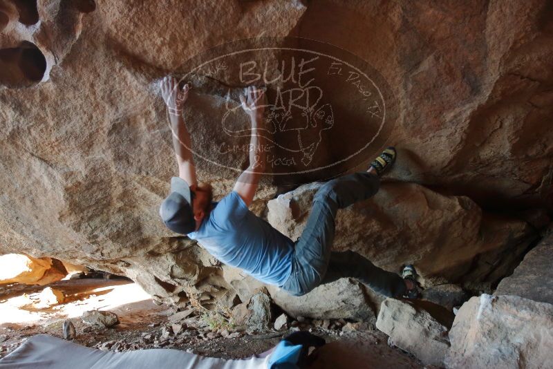 Bouldering in Hueco Tanks on 03/06/2020 with Blue Lizard Climbing and Yoga

Filename: SRM_20200306_1751470.jpg
Aperture: f/2.8
Shutter Speed: 1/250
Body: Canon EOS-1D Mark II
Lens: Canon EF 16-35mm f/2.8 L