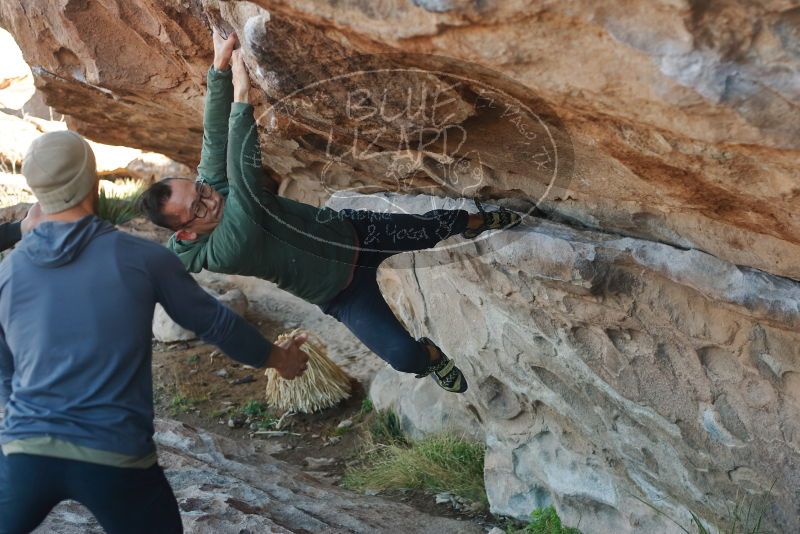 Bouldering in Hueco Tanks on 03/16/2020 with Blue Lizard Climbing and Yoga

Filename: SRM_20200316_0935530.jpg
Aperture: f/3.5
Shutter Speed: 1/320
Body: Canon EOS-1D Mark II
Lens: Canon EF 50mm f/1.8 II