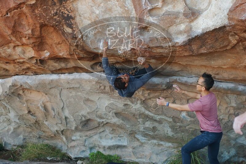 Bouldering in Hueco Tanks on 03/16/2020 with Blue Lizard Climbing and Yoga

Filename: SRM_20200316_0937500.jpg
Aperture: f/4.0
Shutter Speed: 1/320
Body: Canon EOS-1D Mark II
Lens: Canon EF 50mm f/1.8 II